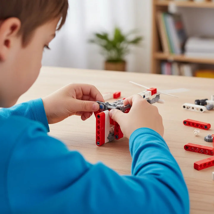Juego Construcción Helicópteros de Rescate Niños
