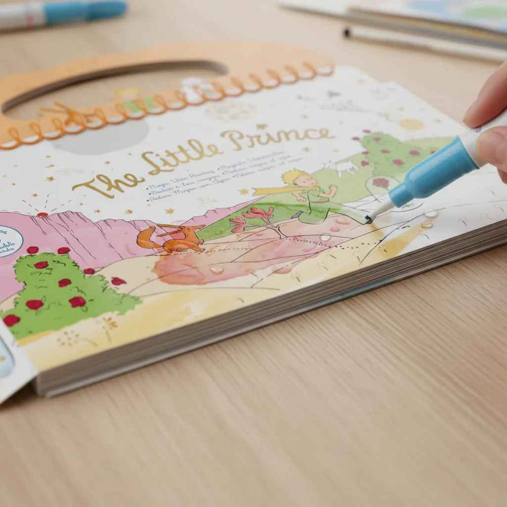 Libro Para Pintar El Principito Reutilizable Niños