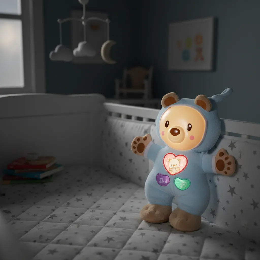 Juguete Cuco Luz De Cuna Musical Para Bebés
