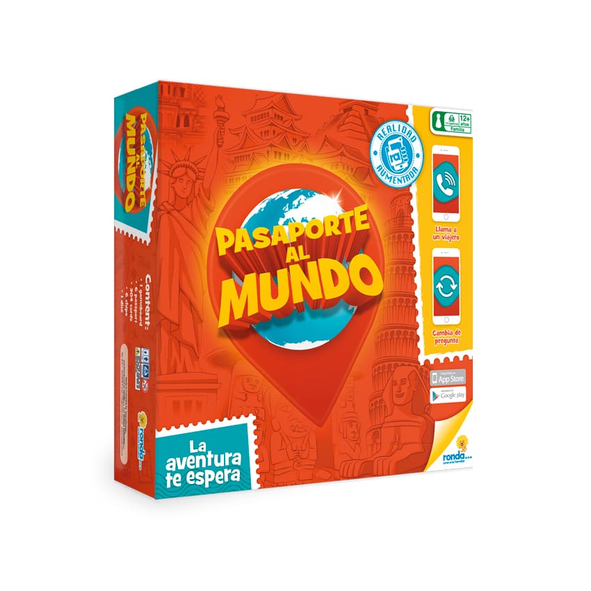 Juego De Mesa Pasaporte Al Mundo 10 Familia