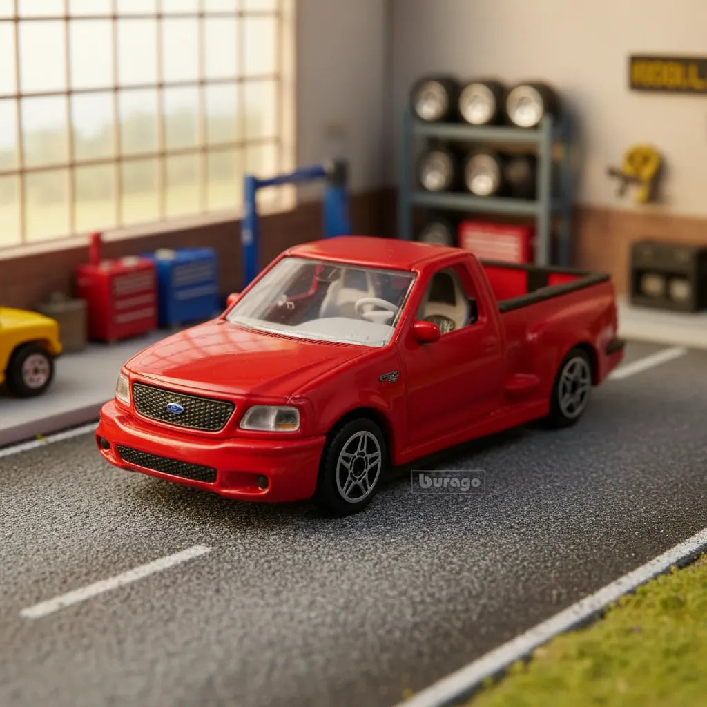 Carro A Escala 1/43 Ford Svt F-150 Lightning Rojo