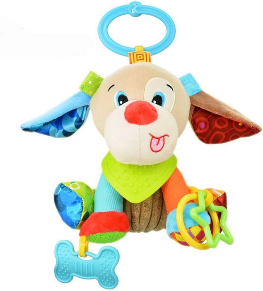 Juguete Bebe Peluche Perrito Sensorial Mordedor