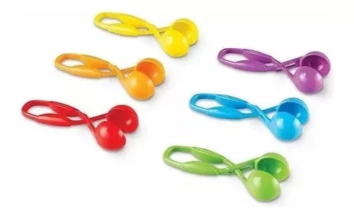 Pinza 1 Unidad Motricidad Fina Cuchara Morado