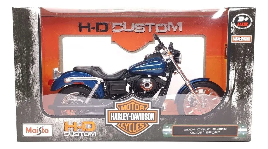 Moto Harley 1:12 Dyna Super Glide Sport