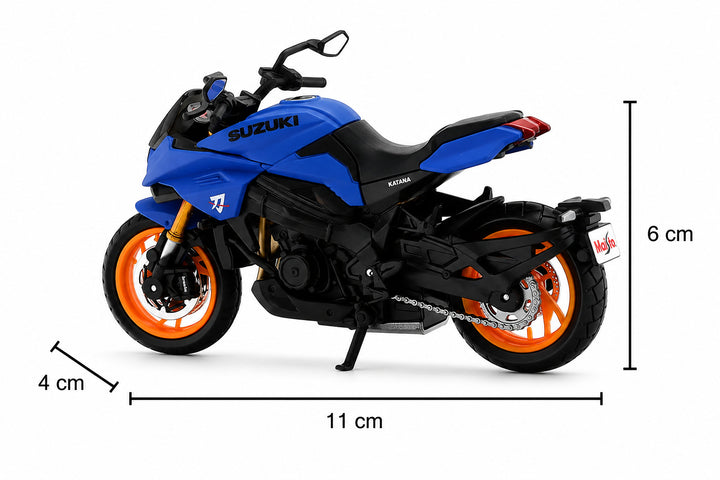Carro A Escala Coleccionable Suzuki Katana Maisto Para Niños