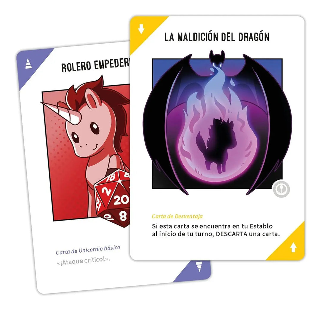 Juego De Mesa Unstable Unicorns Dragones Expansión Español