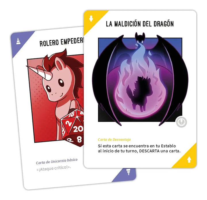 Juego De Mesa Unstable Unicorns Dragones Expansión Español