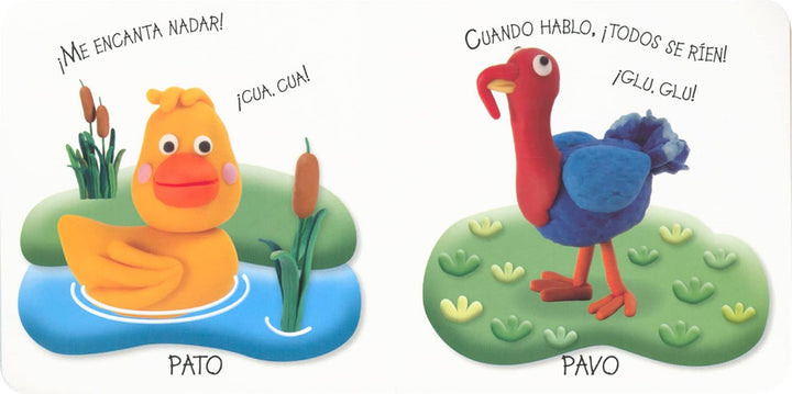 Libro Didáctico Animales De La Granja Para Bebés