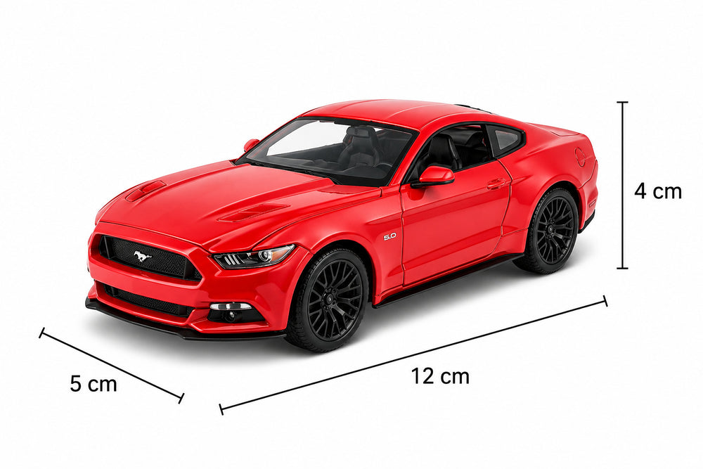 Carros Coleccionable A Escala 1:36 Ford 2015 Mustang Gt Rojo