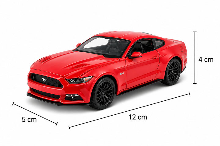 Carros Coleccionable A Escala 1:36 Ford 2015 Mustang Gt Rojo