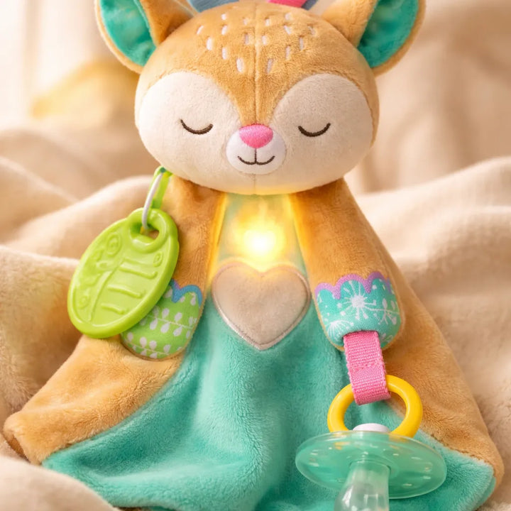 Peluche Cervatilla Con Luz Y Chupete Para Bebés