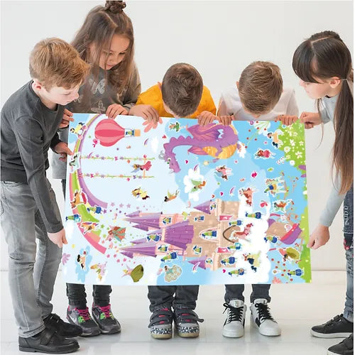 Set Un Mundo Mágico con stickers Niños