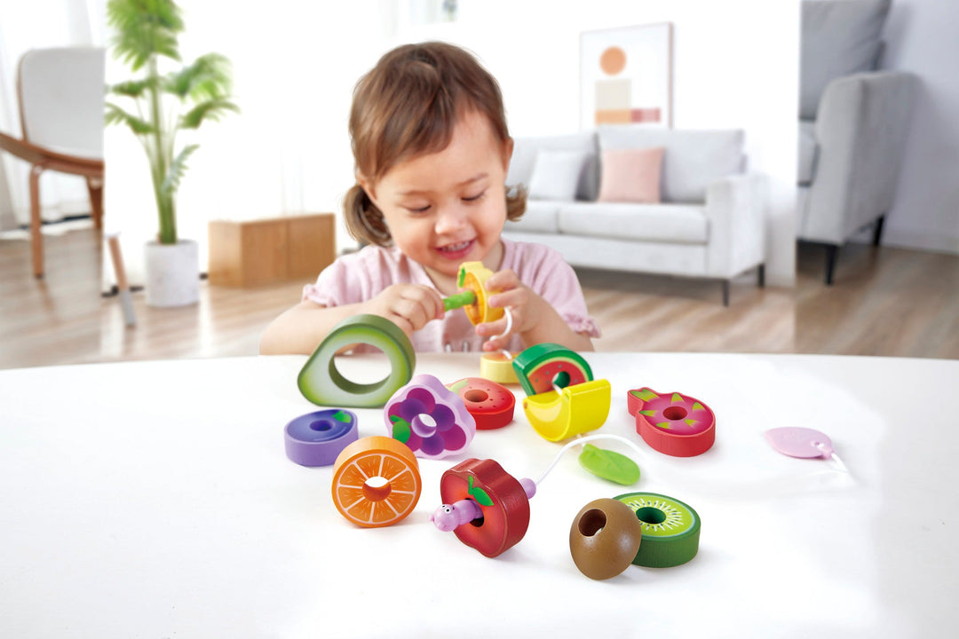 Juego De Habilidades Motoras De Encaje Y Frutas