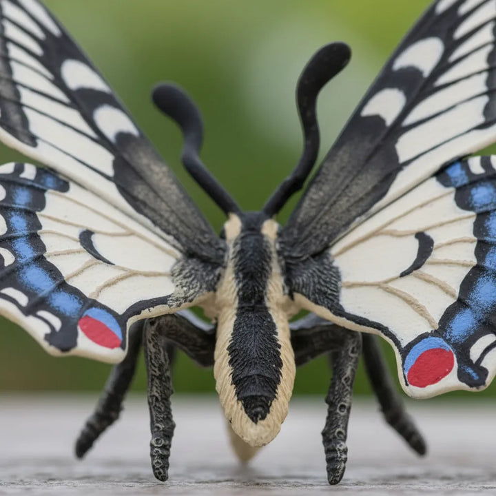 Figura Mariposa Rey Pintada A Mano Papo