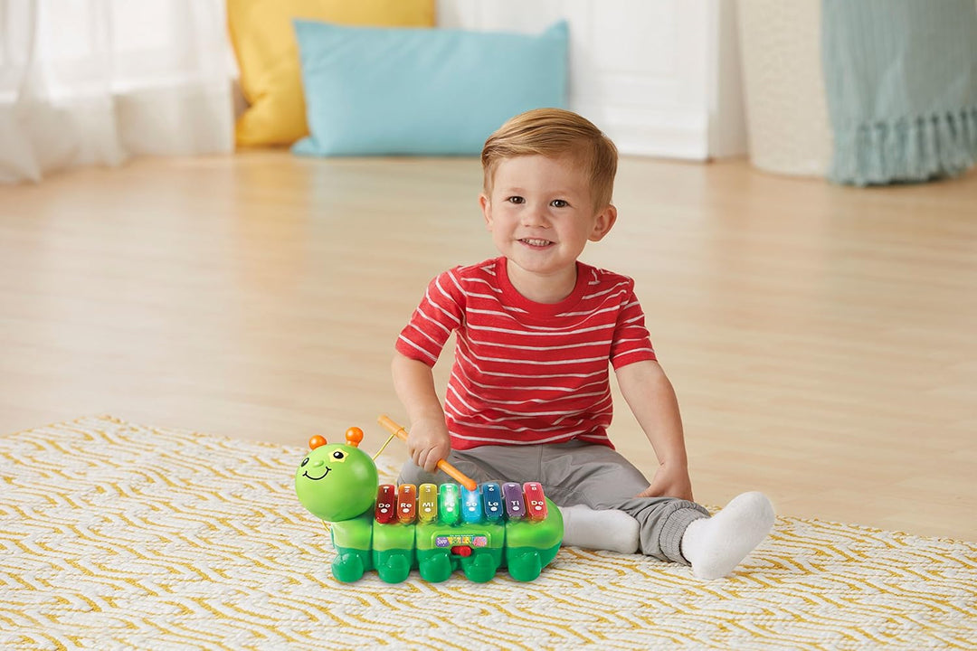 Juguete Estimulación Musical Oruga Para Bebés
