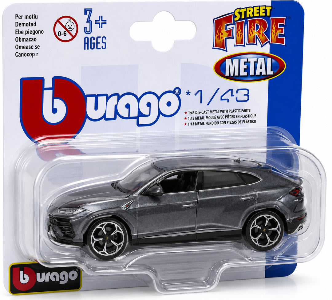 Carro Bburago Coleccionable 1:43 Lamborghini Urus Gris