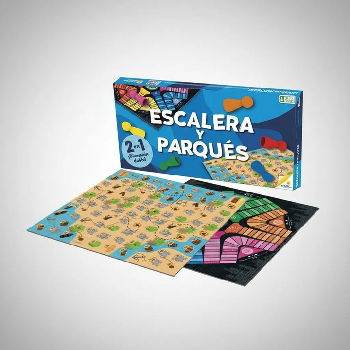 Parqués Y Escalera 6 Puestos Juego de Mesa