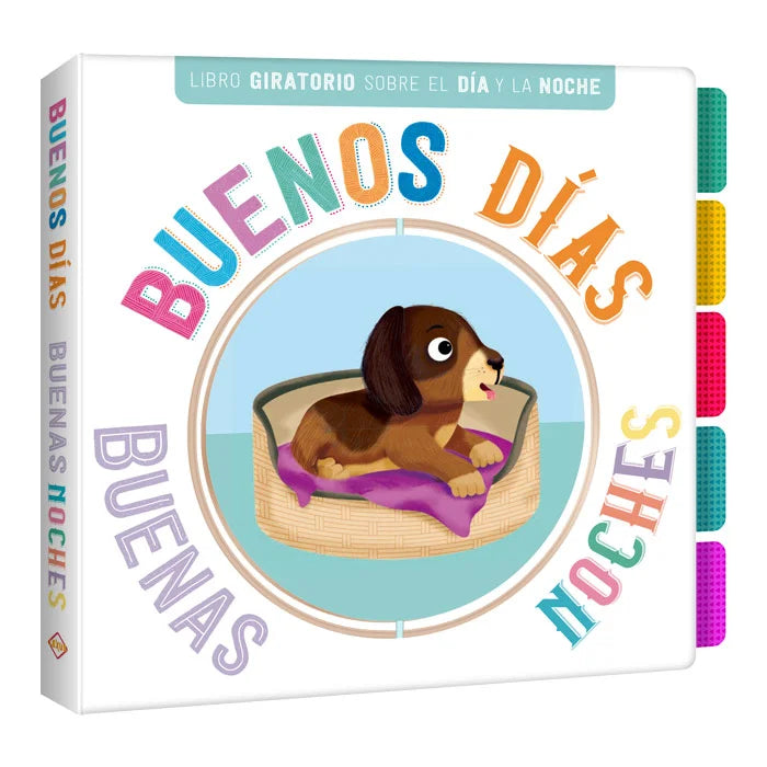 Libro Giratorio Buenos Días Buenas Noches Para Niños