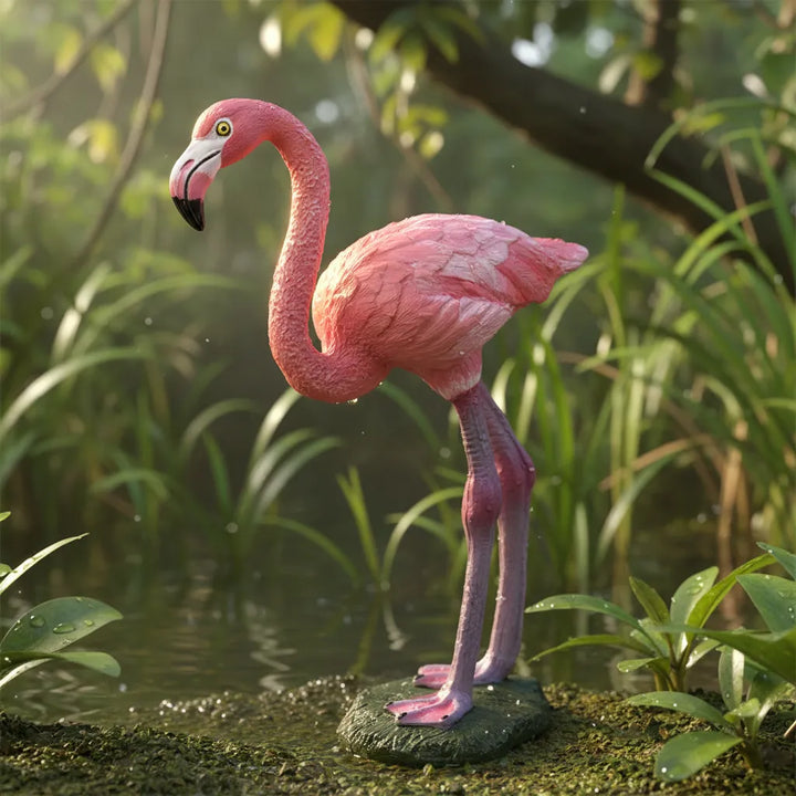 Figura Coleccionable Flamenco Rosado Papo Para Niños