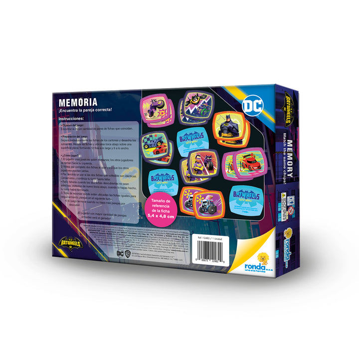 Juego De Mesa Memoria Diseño Batwheels Niños