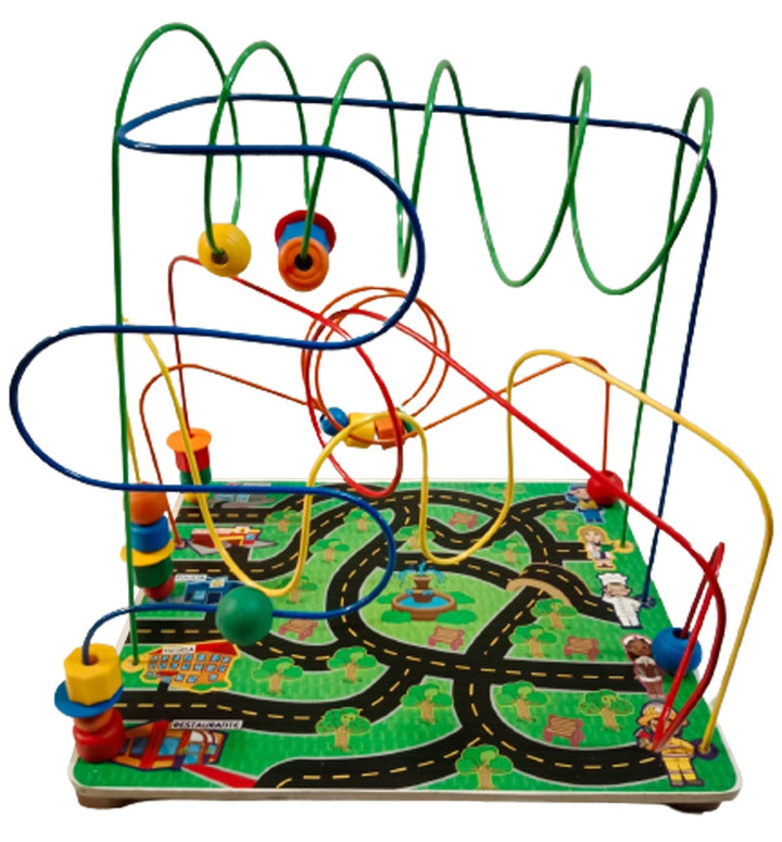 Juego Laberinto Complejidad Alta Madera Niños