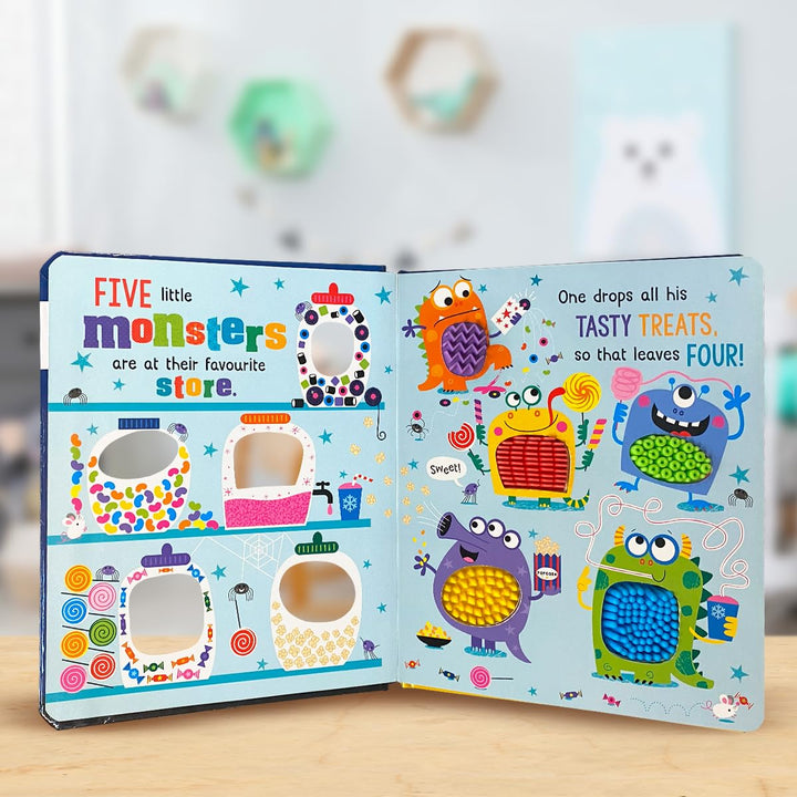 Libro Educativo texturas Mi Monstro para Niños