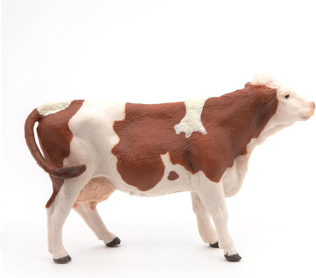 Figura Coleccionable Vaca Montbeliarde Para Niños Papo