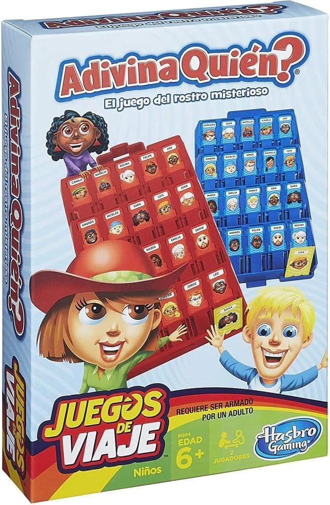 Juego De Mesa Adivina Quien Edición Viaje Para Niños