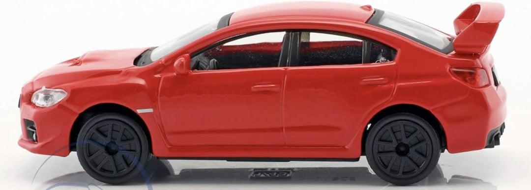 Carro Coleccionable Bburago A Escala 1/43 Subaru Wrx Sti Rojo