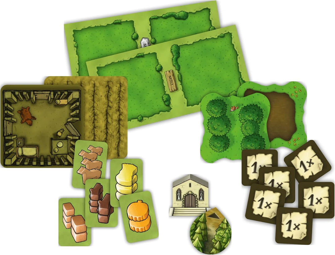 Juego De Mesa Agrícola Bosques Y Cenagales Expiación Niños
