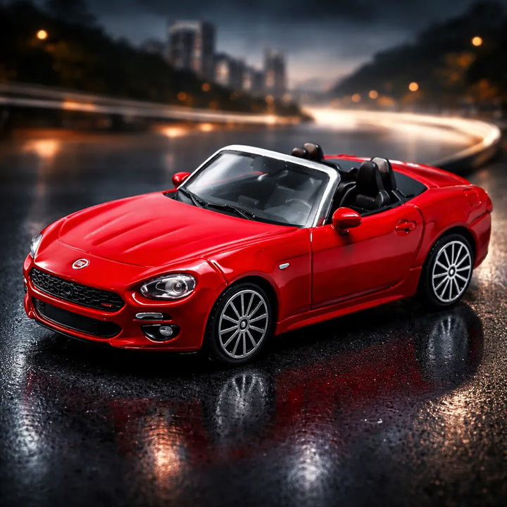 Carro Coleccionable A Escala 1:43 Fiat 124 Spider