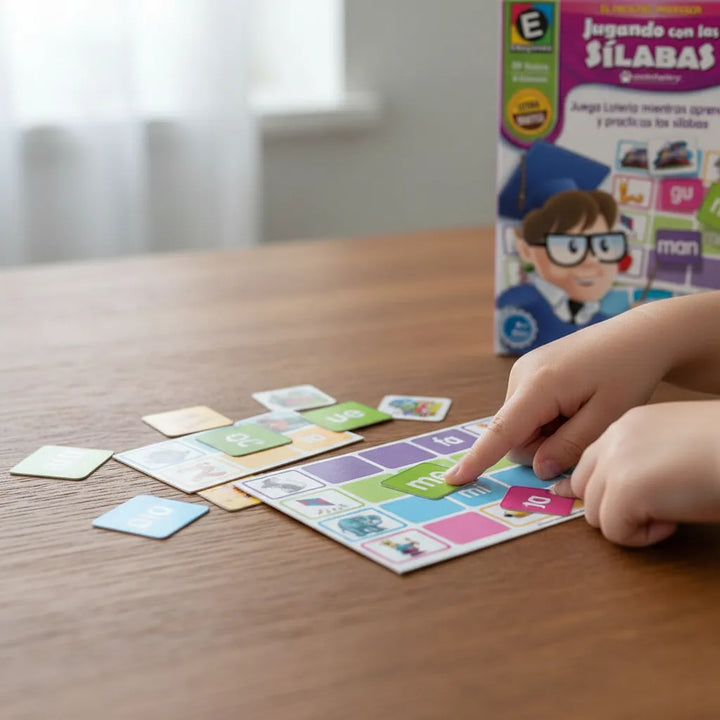 Juego Didactico Loteria Las Silabas Ronda