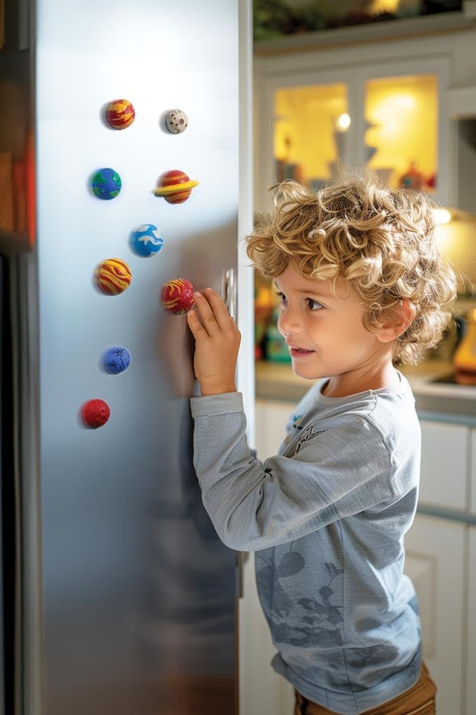 Juego Kit Solar System Moldea Y Pinta Brilla En Oscuridad