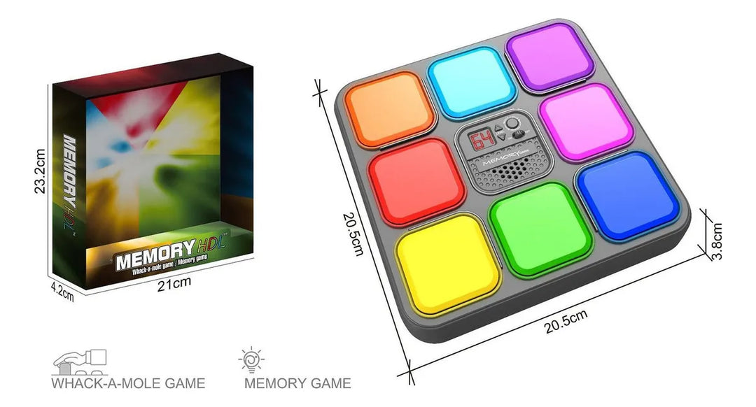 Juego De Memoria Electrónica 4 En 1 Portátil Para Niños