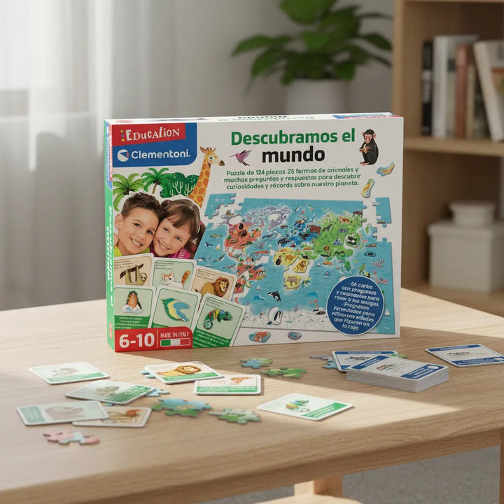 Rompecabezas Y Juego De Mesa Descubre El mundo