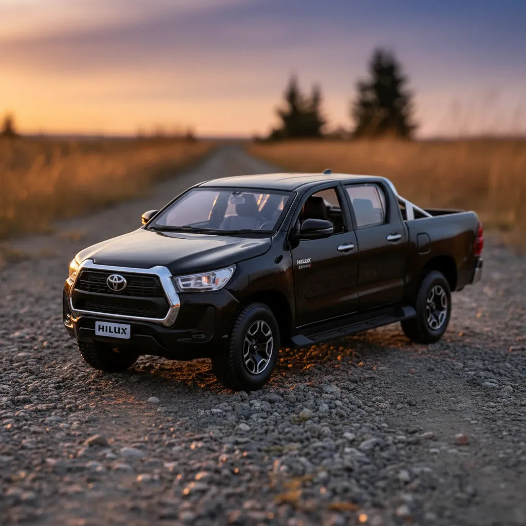 Carro Coleccionable Bburago 1/24 Se Toyota Hilux Negro