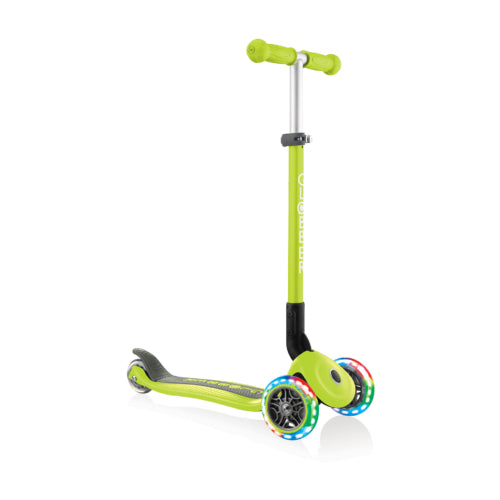 Patineta Globber Primo Lights Verde Para Niños