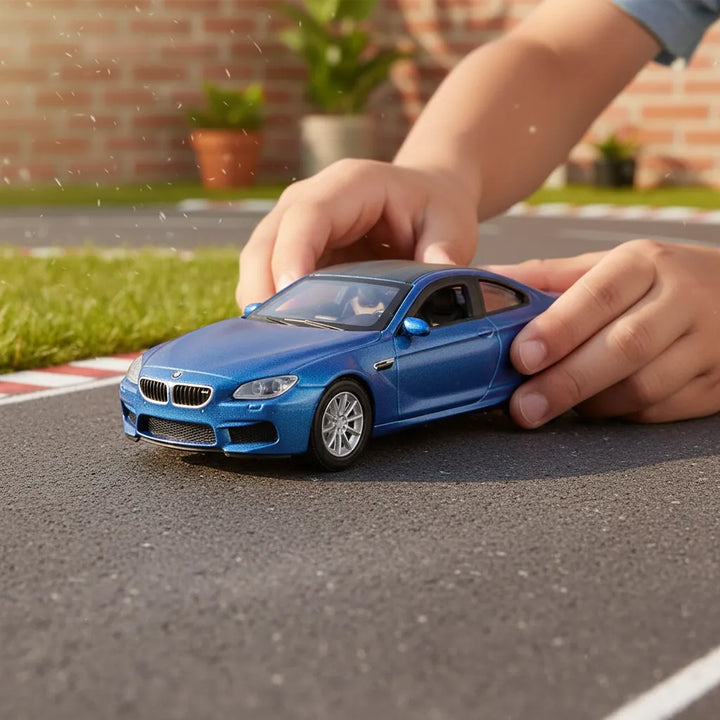 Carro Escala Coleccionable Bmw M6 Azul