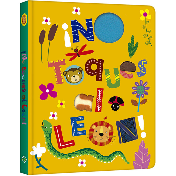 Libro Sensorial No Toques Al León Táctil Niños