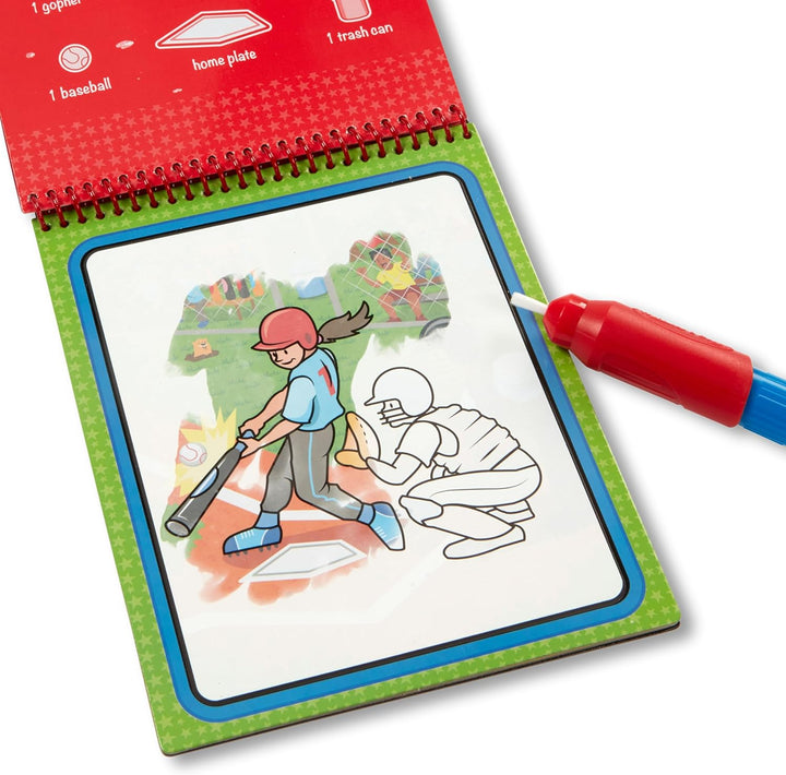 Libro De Actividades Pinta Con Agua deportes