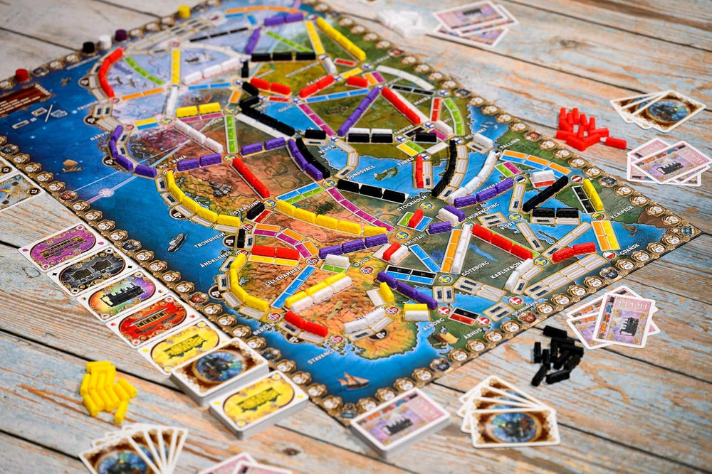 Juego De Mesa Aventureros Al Tren Aurora Boreal