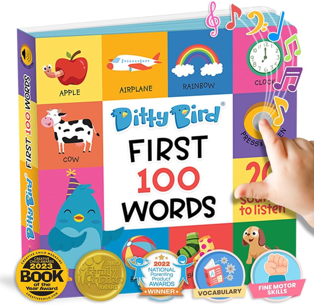 Libro Interactivo First 100 Words Sonidos Niños