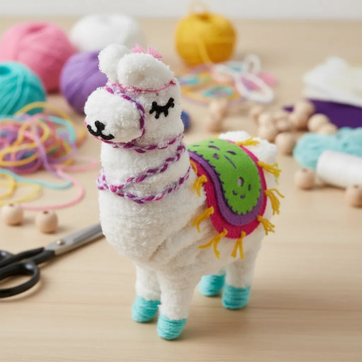 Kit De Arte Haz Tu Propio Muñeco Llama