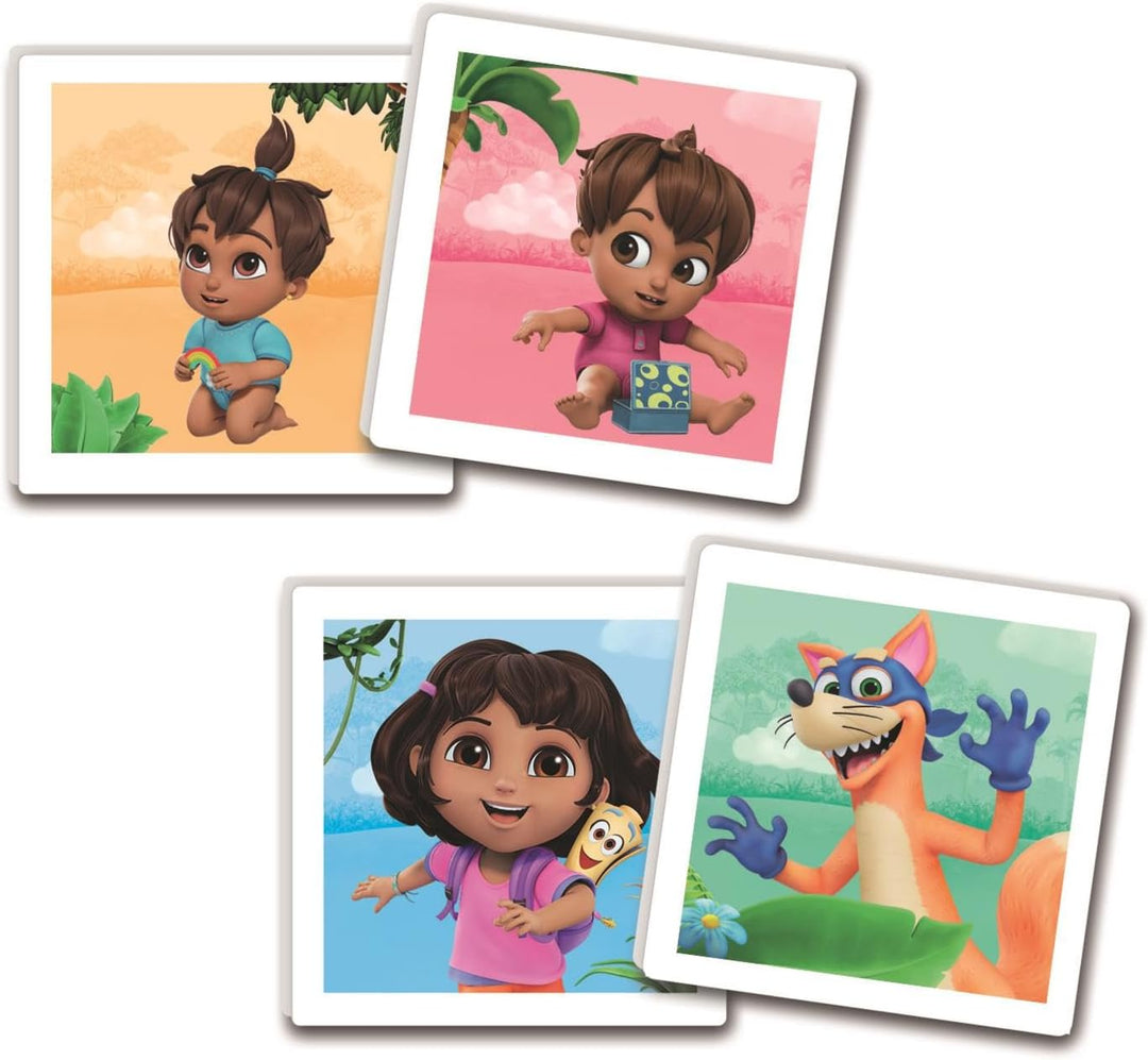 Juego 4 En 1 Dora La Exploradora Memoria Para Niños Niñas