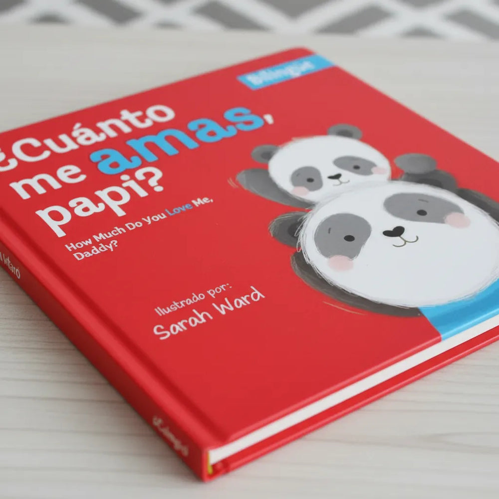 Libro Cuanto Me Quieres papá Bilingüe Para Niños