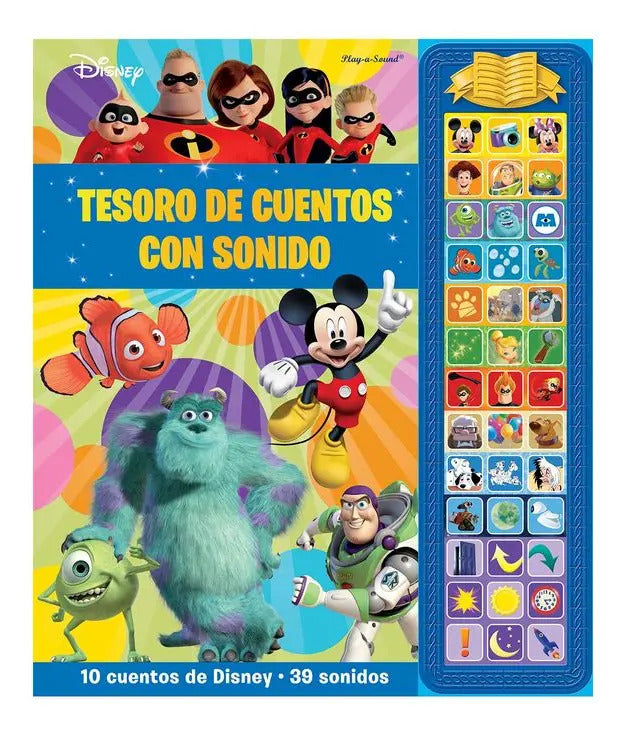 Libro Didáctico Tesoro De Cuentos Sonido Niños
