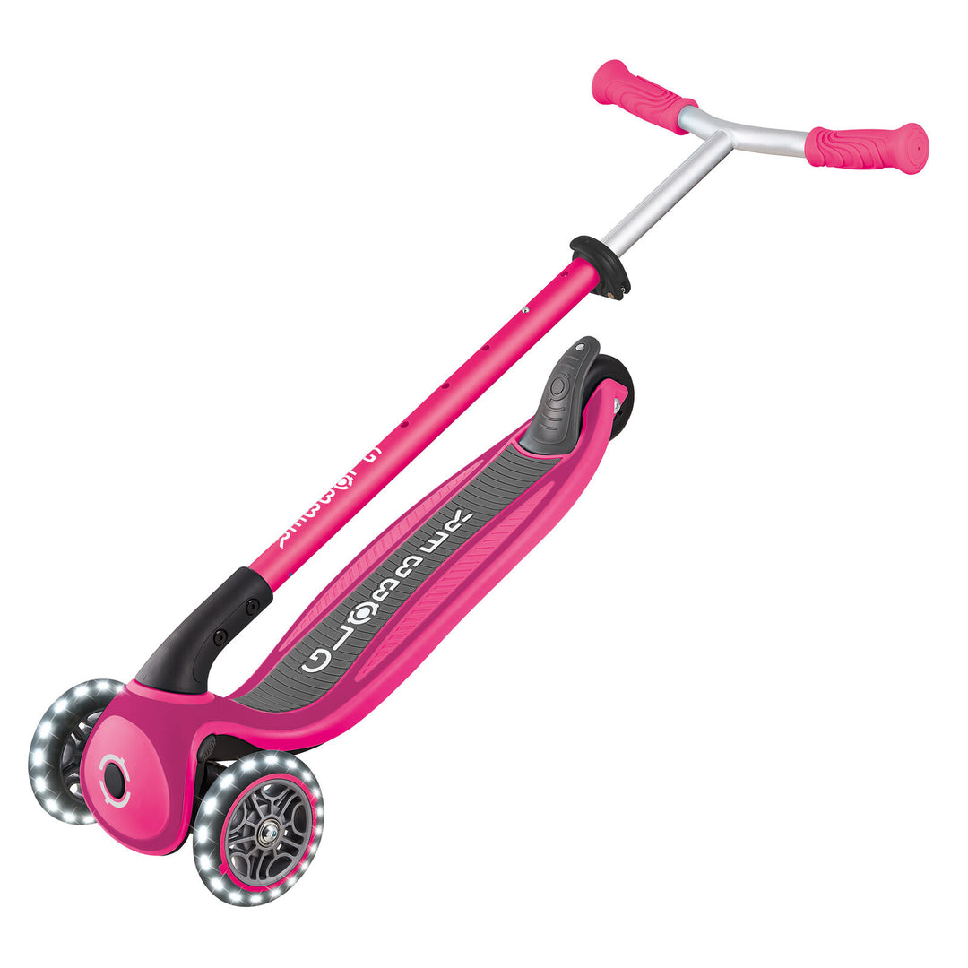 Patineta Master Lights Rosado Plegable Para Niños