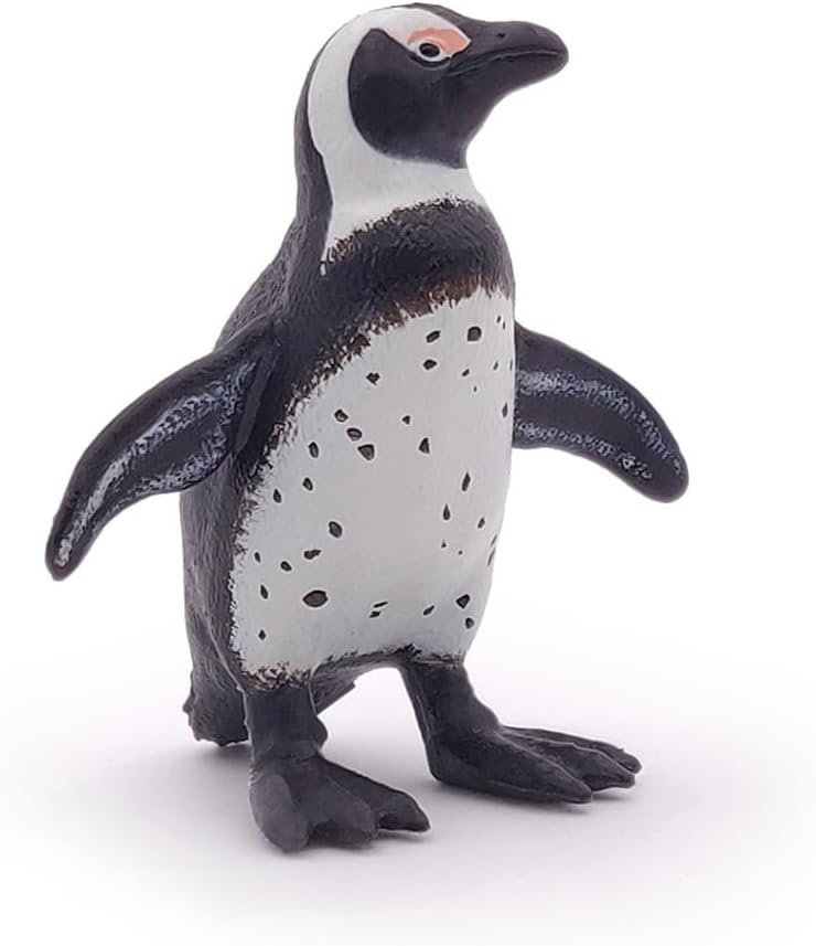 Figura Coleccionable Pingüino Del Cabo Papo Pintada A Mano
