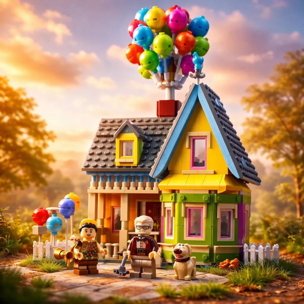Juego De Construcción Disney Casa De Up 598 Piezas Niños