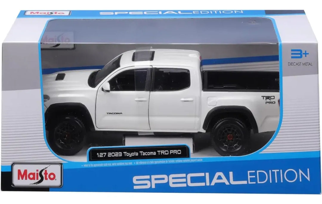 Carro De Colección 1:27 Se Toyota Tacoma Trd Pro Blanco